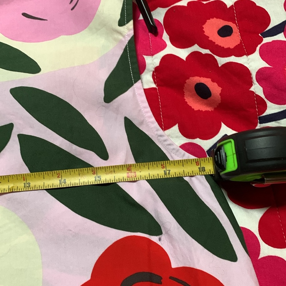 Marimekko for Uniqlo pink & red floral midi dress - Picture 6 of 9